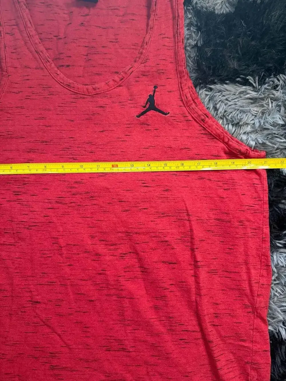 Jordan Jumpman Heathered Red Sleeveless Tank Top Men's XL